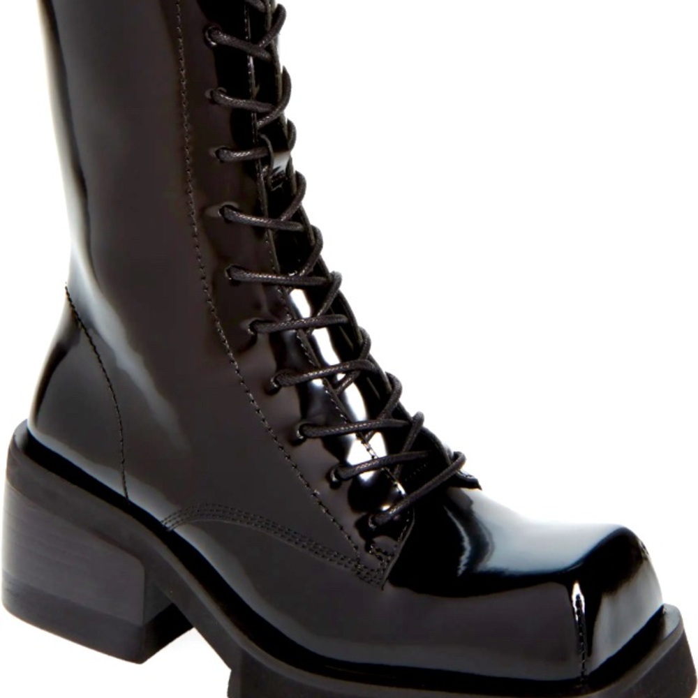 Jeffrey Campbell Academix combat boot